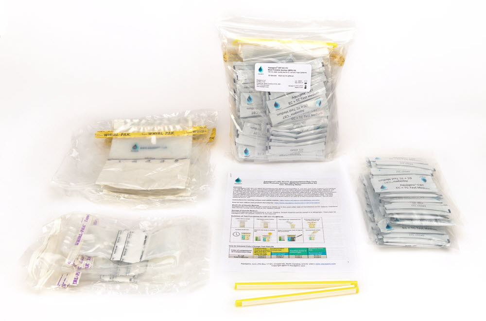 Components included CBT EC+TC MPN Kit for E. coli and Total Coliforms