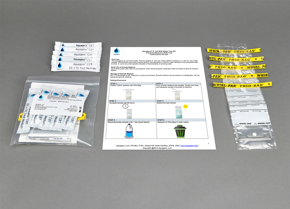 Well Water Test Kit E. coli